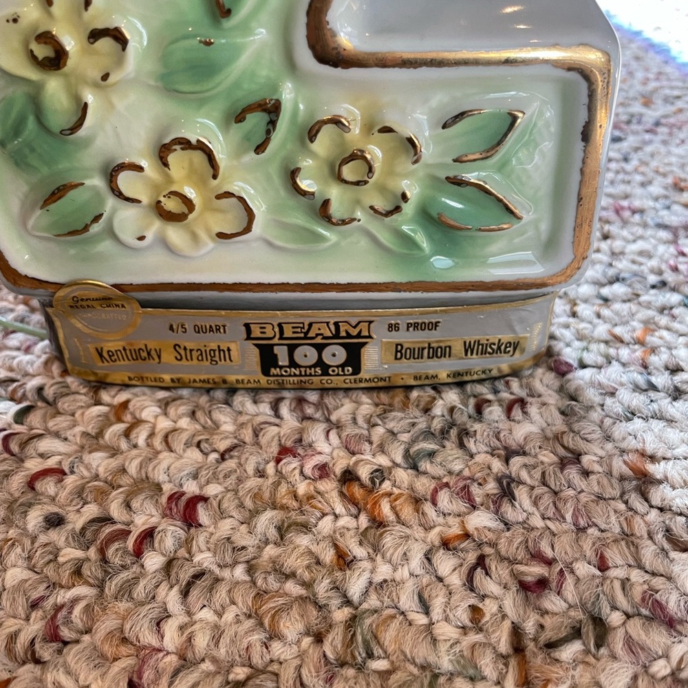 Antique Cermaic Jim Beam bottle